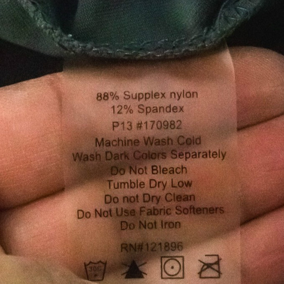 Title Nine Size Medium M Gray Breeze Contrast Stitching Pull On Skirt Cover Up - Picture 4 of 5